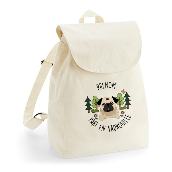 Sac à dos chien personnalisé