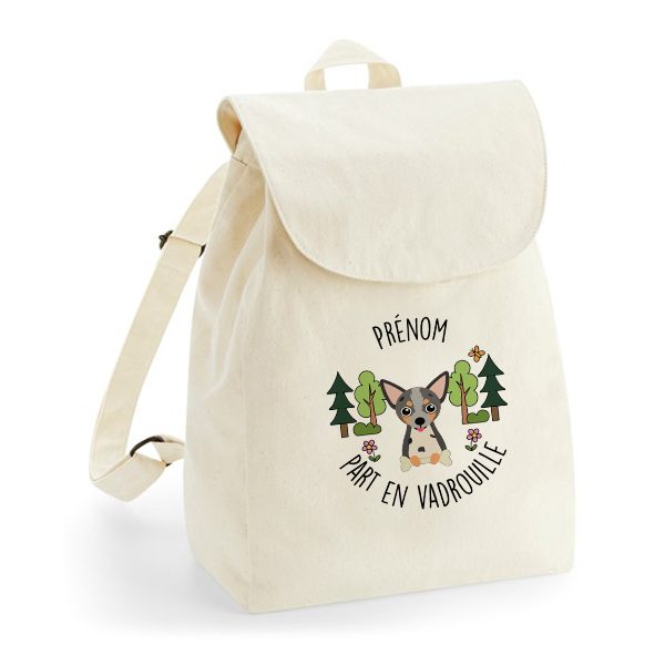 Sac à dos chien personnalisé