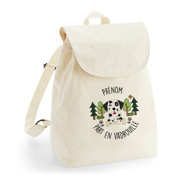 Sac à dos chien personnalisé