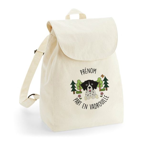 Sac à dos chien personnalisé