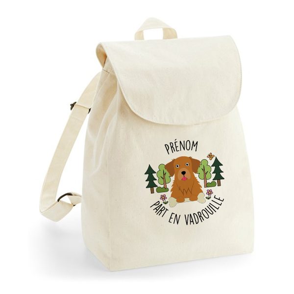 Sac à dos chien personnalisé