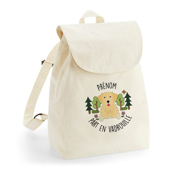 Sac à dos chien personnalisé