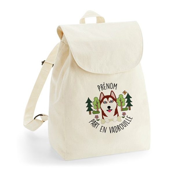 Sac à dos chien personnalisé
