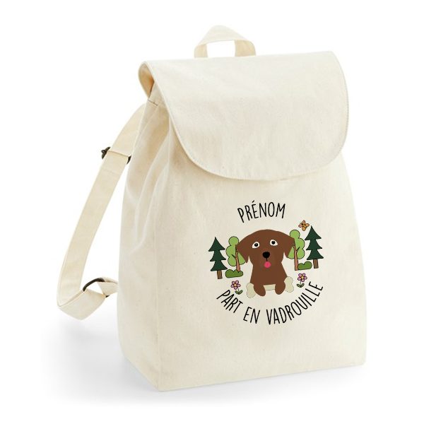 Sac à dos chien personnalisé