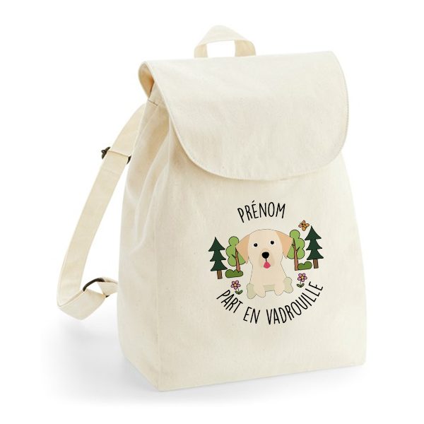 Sac à dos chien personnalisé