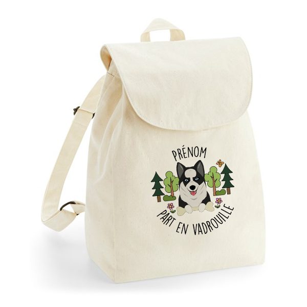 Sac à dos chien personnalisé