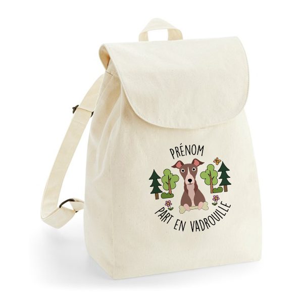 Sac à dos chien personnalisé