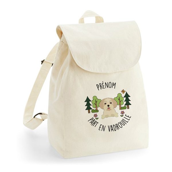 Sac à dos chien personnalisé