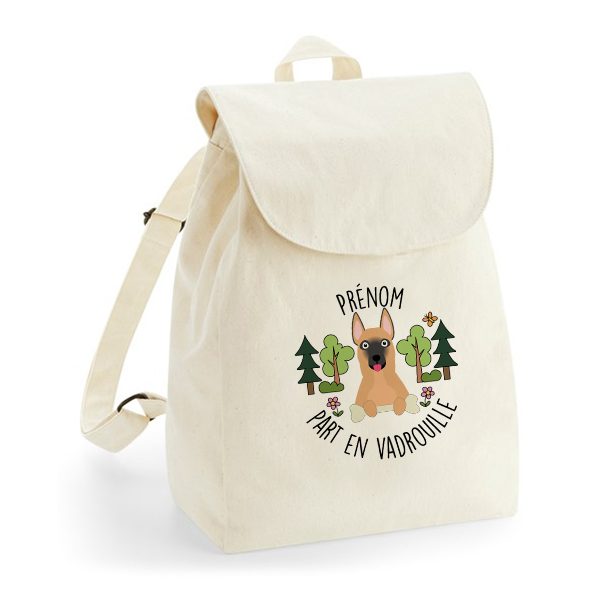 Sac à dos chien personnalisé