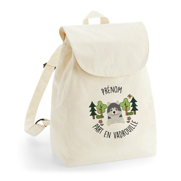 Sac à dos chien personnalisé