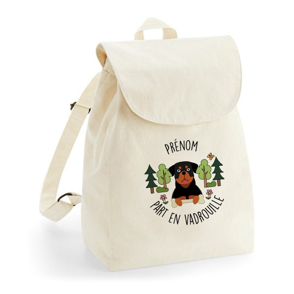 Sac à dos chien personnalisé