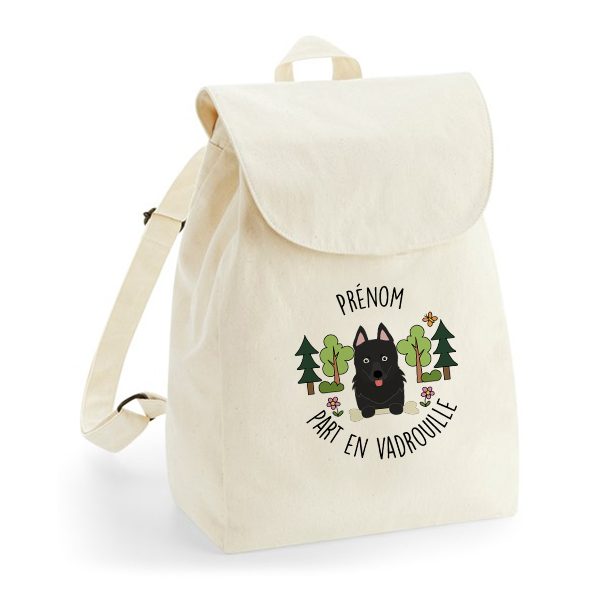 Sac à dos chien personnalisé