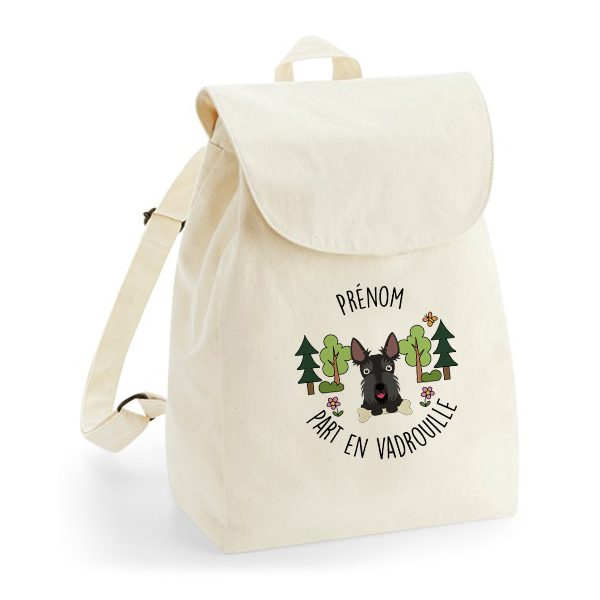 Sac à dos chien personnalisé