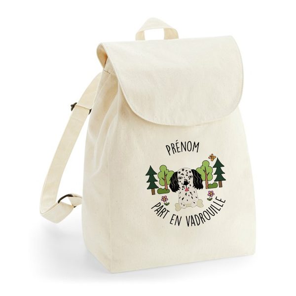 Sac à dos chien personnalisé