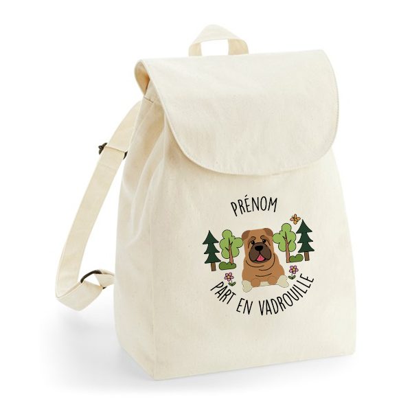 Sac à dos chien personnalisé