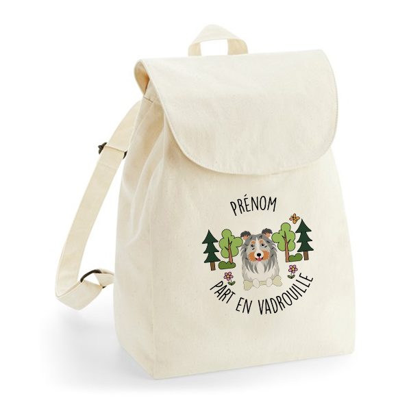 Sac à dos chien personnalisé