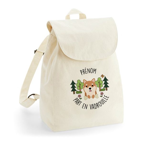 Sac à dos chien personnalisé
