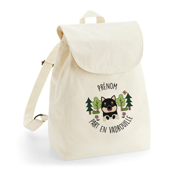 Sac à dos chien personnalisé