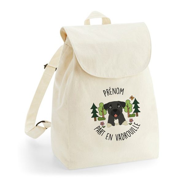 Sac à dos chien personnalisé