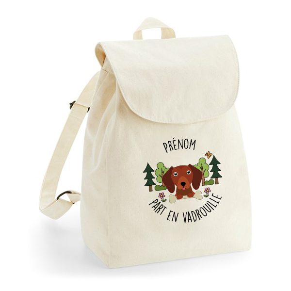 Sac à dos chien personnalisé