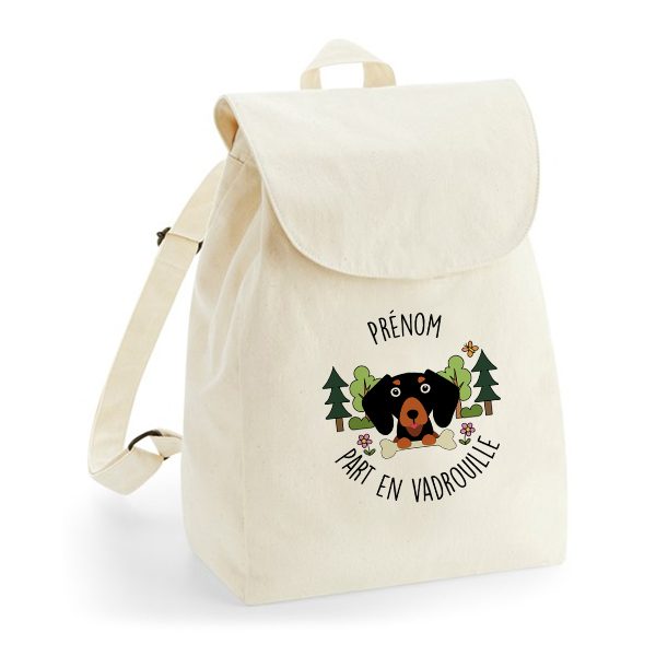 Sac à dos chien personnalisé