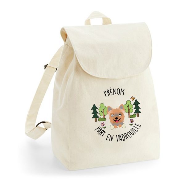 Sac à dos chien personnalisé
