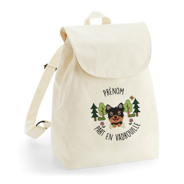 Sac à dos chien personnalisé