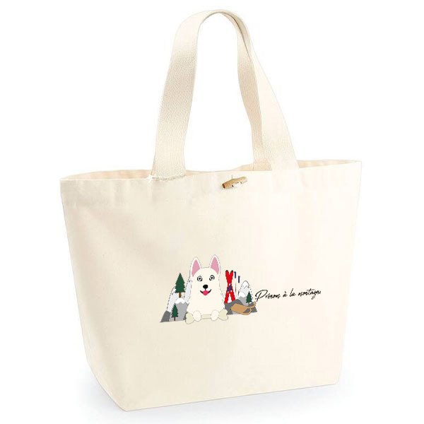 Sac montagne chien personnalisé