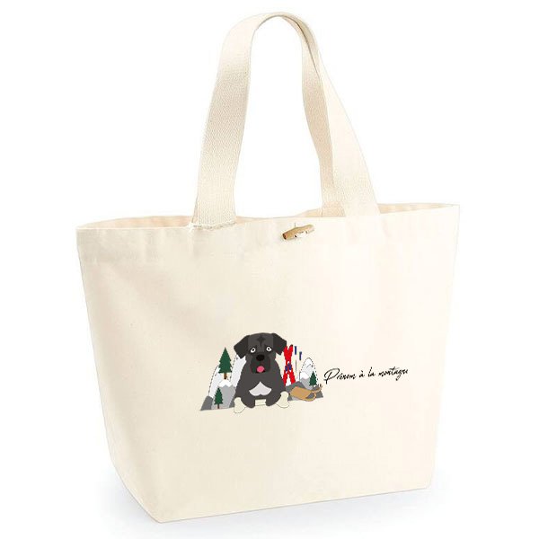 Sac montagne chien personnalisé