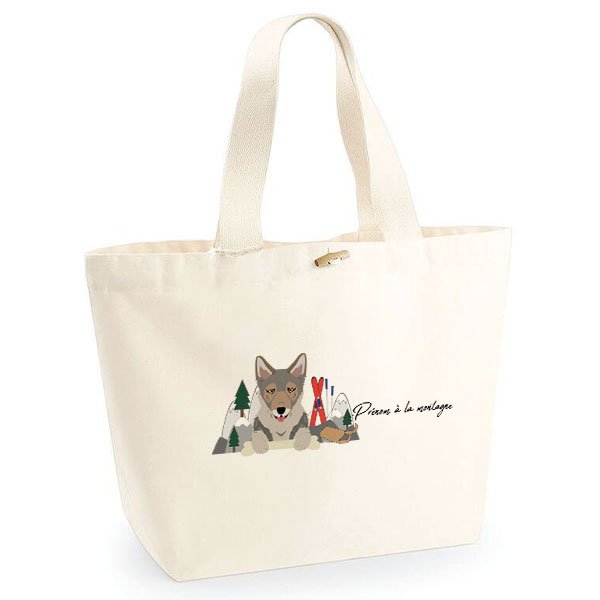 Sac montagne chien personnalisé