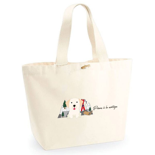 Sac montagne chien personnalisé