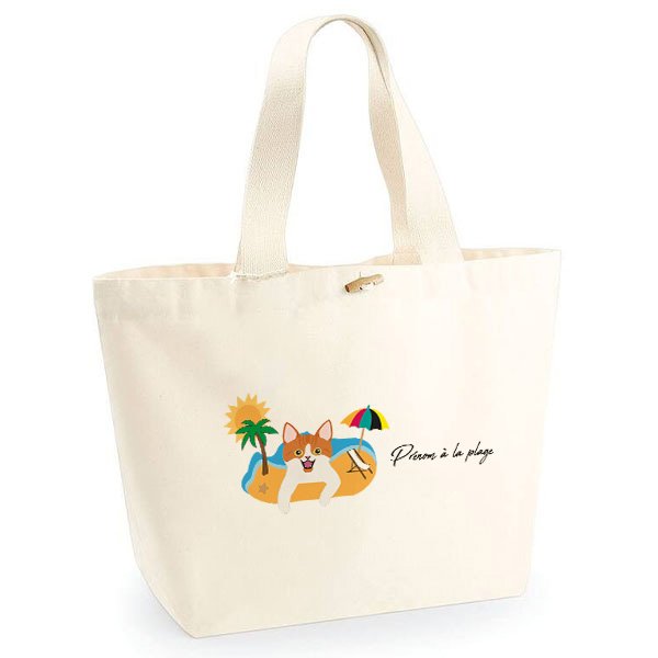 sac-de-plage-chat-europeen-blanc-et-roux