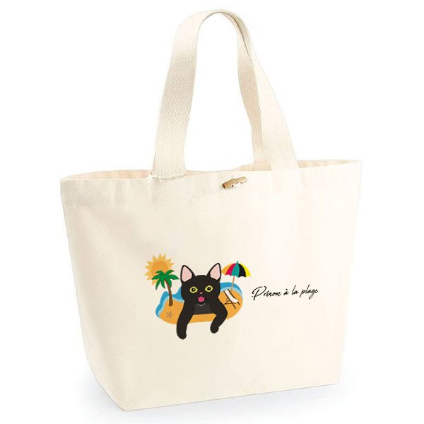 sac-de-plage-chat-europeen-noir