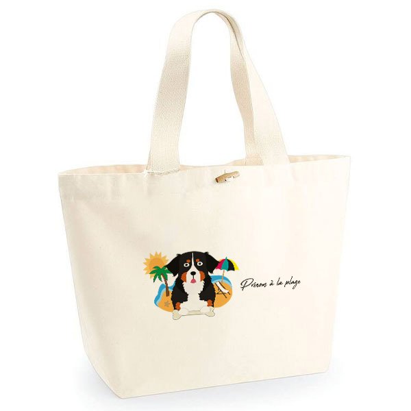 sac-de-plage-chien-bouvier-bernois