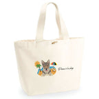 Sac de plage chien personnalisé