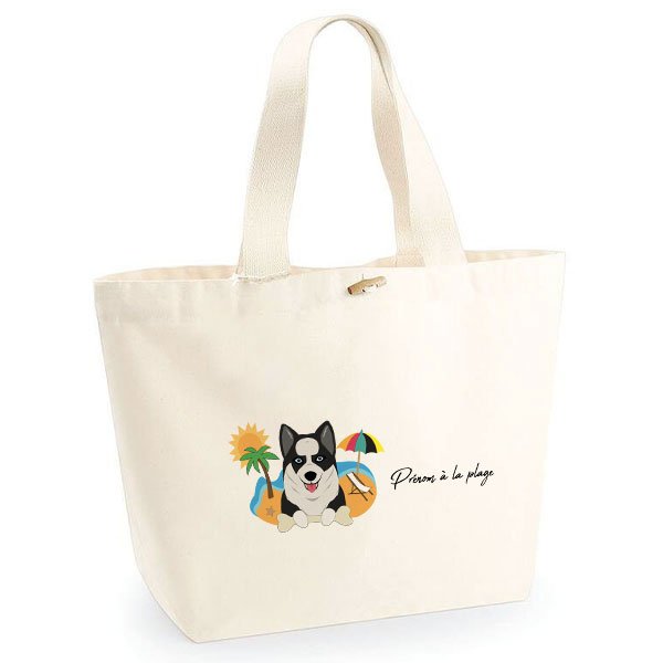 sac-de-plage-chien-laika-de-lakoutie