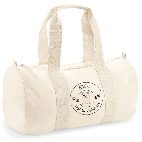 sac-de-voyage-chien-akita-inu-blanc