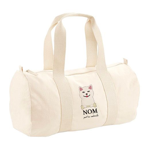 Sac polochon avec bandoulière - visuels avec os
