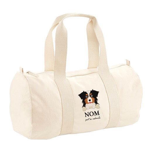 Sac polochon avec bandoulière - visuels avec os