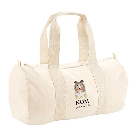 Sac polochon avec bandoulière - visuels avec os