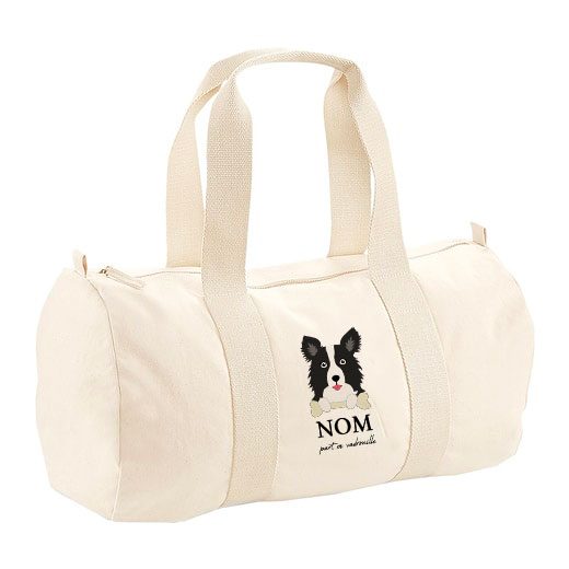 Sac polochon avec bandoulière - visuels avec os