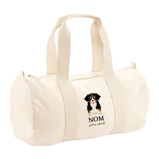 Sac polochon avec bandoulière - visuels avec os