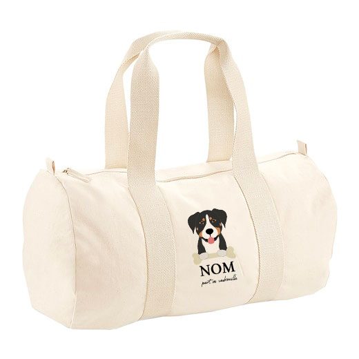 Sac polochon avec bandoulière - visuels avec os