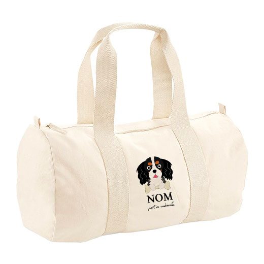 Sac polochon avec bandoulière - visuels avec os