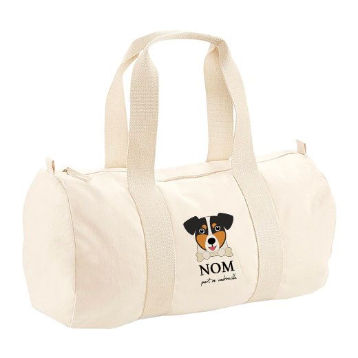 Sac polochon avec bandoulière - visuels avec os