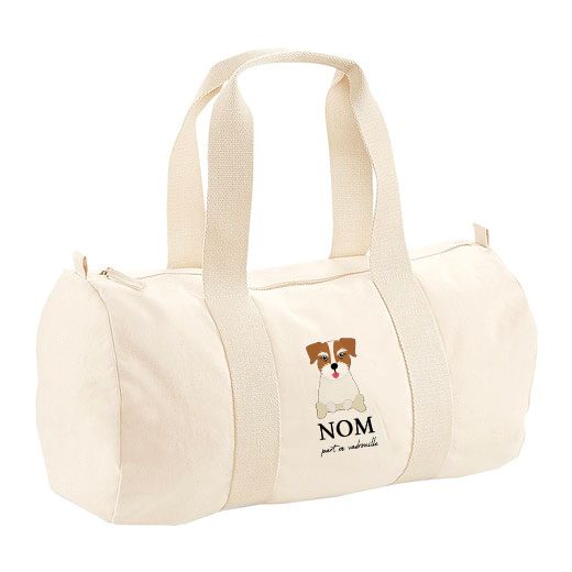 Sac polochon avec bandoulière - visuels avec os