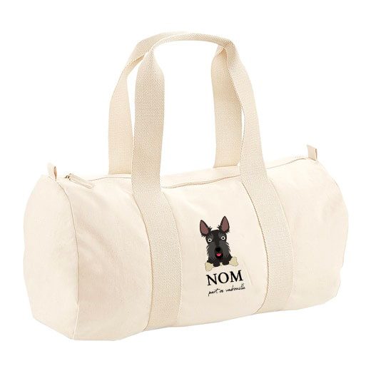 Sac polochon avec bandoulière - visuels avec os