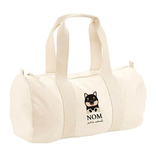 Sac polochon avec bandoulière - visuels avec os