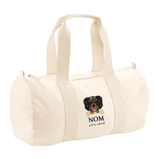 Sac polochon avec bandoulière - visuels avec os