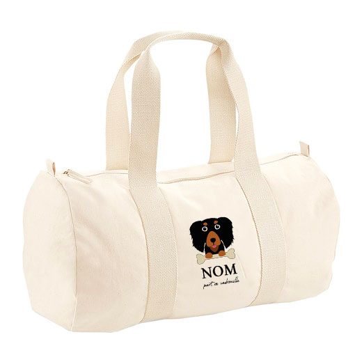 Sac polochon avec bandoulière - visuels avec os